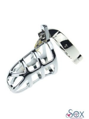 Penis ChSTSity Cage Lock Device Stainless Steel- sextoyinsadarbazaar.com