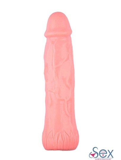 Long Soft Silicone Penis Sleeve With Vibrator- sextoyinsadarbazaar.com
